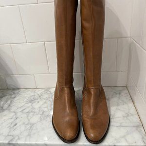 Corso Como Brown Leather Knee High Boots 8M